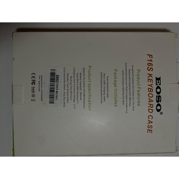 EOSO F16S Keyboard Case For iPad 2/3/4 With Bluetooth Functionality - Picture 3 of 3